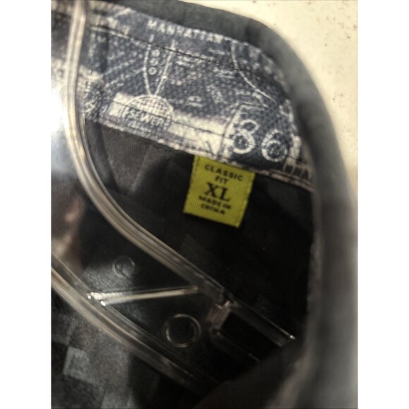 Robert Graham Flip Cuff Dress Shirt Mens sz XL Embriodered - Picture 8 of 16